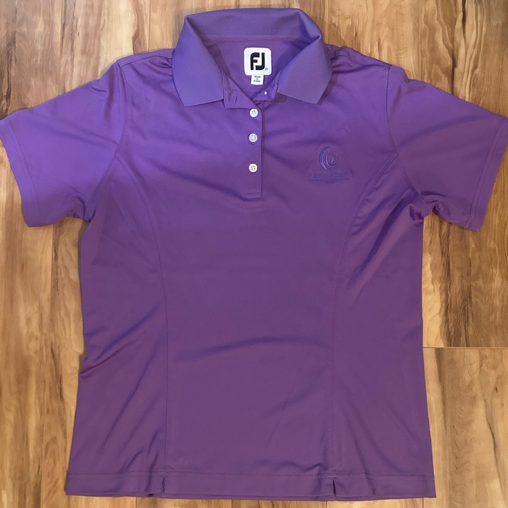 FootJoy Women's Purple Three Button Polo Shirt